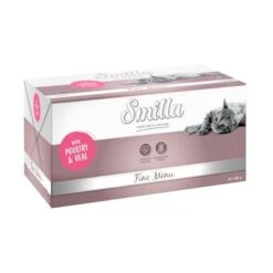 Smilla Fine Menu Saver Pack 24 X 100g -Trixie Store 108598 pla finemen gefl gelkalb 8x100g 0