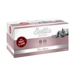 Smilla Fine Menu Saver Pack 24 X 100g -Trixie Store 108601 pla finemenu putelamm 8x100g 8