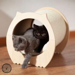 Natural Paradise Scratching Mat Cat Bed - Peony -Trixie Store 113004 np kl 1000x1000 logo la mg 6122 0