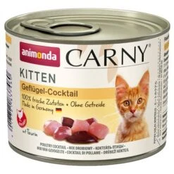 Animonda Carny Kitten 12 X 200g -Trixie Store 114906 pla animonda kitten gefluegel cocktail 200g 8