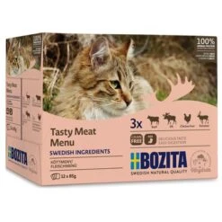 Bozita Chunks In Jelly Pouches 12 X 85g -Trixie Store 128298 pla bozita meat in jelly 12x85g 2