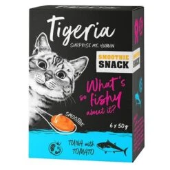 Tigeria Smoothie Snacks Saver Pack 24 X 50g -Trixie Store 149500 pla tigeria smothie tunatomazo 6x50g 2