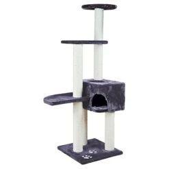 Trixie Alicante Cat Tree -Trixie Store 14990 PLA Trixie Alicante Kratzbaum anthrazit 1