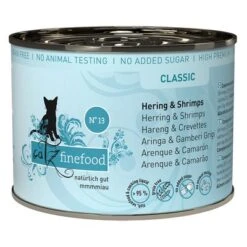 Catz Finefood Can 6 X 200g -Trixie Store 172198 pla petsnature catzfinefood heringshrimps 200g 5 jpg 0