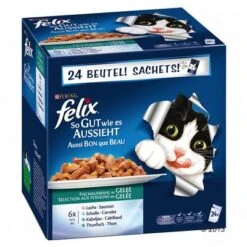 Felix As Good As It Looks In Jelly 24 X 85g 14 Felix As Good As It Looks In Jelly 24 X 85g -Trixie Store 190685 24sogut fischauswahl 7