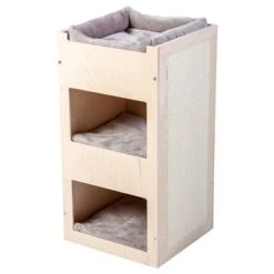 Natural Paradise Scratching Barrel - Daisy -Trixie Store 203827 naturalparadise kratztonne daisy hellgrau hs 02 3