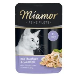 Miamor Fine Fillets In Jelly Saver Pack 24 X 100g 14 Miamor Fine Fillets In Jelly Saver Pack 24 X 100g -Trixie Store 22541 pla miamor ff thuncalamari beutel 3