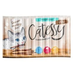 Catessy Sticks Super Saver Pack 150 X 5g -Trixie Store 295997 pla catessysticks salmontrout 10x5g hs 01 0