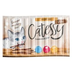 Catessy Sticks Super Saver Pack 150 X 5g -Trixie Store 295999 pla catessysticks bbqturkey 10x5g hs 01 1