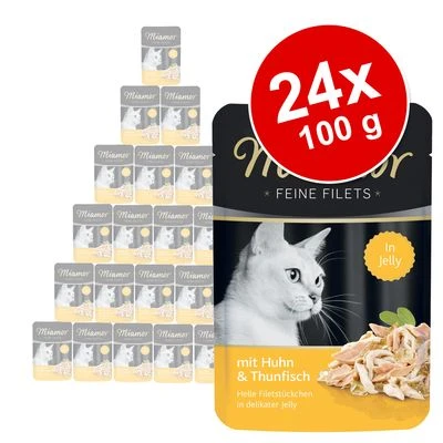 Miamor Fine Fillets In Jelly Saver Pack 24 X 100g 3 Miamor Fine Fillets In Jelly Saver Pack 24 X 100g