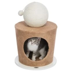Trixie Cave With Scratching Ball -Trixie Store 333298 trixie hoehle kratzball hs 03 5
