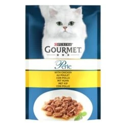 Gourmet Perle Pouches Mixed Mega Pack 96 X 85g -Trixie Store 345196 jumbopack gourmet perle 96x85g salmon chicken 4