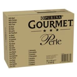 Gourmet Perle Pouches Mixed Mega Pack 96 X 85g -Trixie Store 345196 pla megapack gourmet perle rind 96x85g hs 01 2