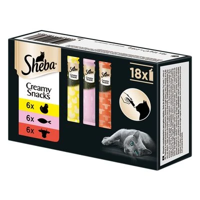 Sheba Creamy Snacks Multipack 3 Sheba Creamy Snacks Multipack