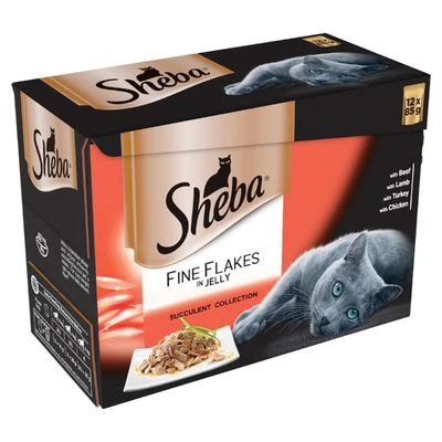Sheba Pouches Fine Flakes Saver Pack 96 X 85g - Image 3