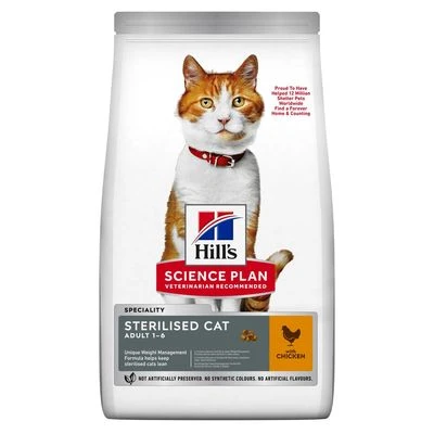 Hill's Science Plan Sterilised Cat Young Adult Chicken 4 Hill's Science Plan Sterilised Cat Young Adult Chicken - Image 2