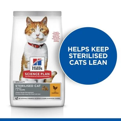 Hill's Science Plan Sterilised Cat Young Adult Chicken 8 Hill's Science Plan Sterilised Cat Young Adult Chicken - Image 6