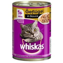 Whiskas 1+ Cans 12 X 400g 11 Whiskas 1+ Cans 12 X 400g -Trixie Store 64797 whiskas 1 mitgefluegelmitsaucedose 7