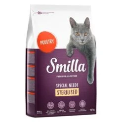 Smilla Dry Cat Food Economy Packs 2 X 10kg -Trixie Store 66884 pla smilla sterilised poultry 10kg 9