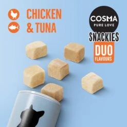 Cosma Snackies DUO 2 In 1 – Saver Pack -Trixie Store 70175 cosma snackies duo foodboard chickentuna 1000x1000 9