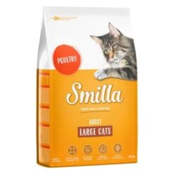 Smilla Dry Cat Food Economy Packs 2 X 10kg -Trixie Store 70626 pla smilla largecats poultry 10kg 4