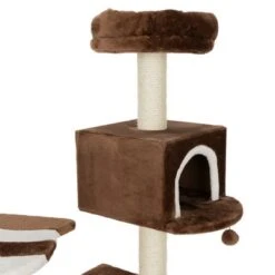 Gingerbread House Cat Tree With Ladder -Trixie Store 72045 knusperhaeuschen braun fg 9450 8