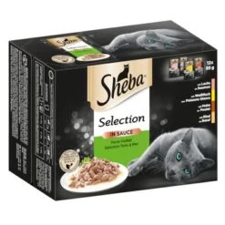 Sheba Pouches Select Slices In Gravy Saver Pack 96 X 85g -Trixie Store 74934 pla sheba selection feine vielfalt 85g 8