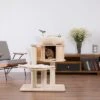 Natural Paradise Scratching Tree - Magnolia S -Trixie Store 75381 cat tree natural paradise mini hs 1 9