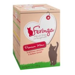 Feringa Classic Meat Menu Trays Saver Pack 24 X 100g -Trixie Store 79852 pla feringa permiummenue box1 6x100g 2