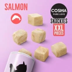 Cosma Snackies XXL Saver Pack -Trixie Store 80710 cosma snackies xxl foodboard salmon 1000x1000 5
