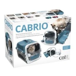 Catit Cabrio Transport Box 11 Catit Cabrio Transport Box -Trixie Store 82082 hagen catit brio blue grey anwendung hs 04 5