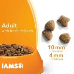 IAMS For Vitality Adult Fresh Chicken Dry Cat Food 10 IAMS For Vitality Adult Fresh Chicken Dry Cat Food -Trixie Store 8710255125954 b 2