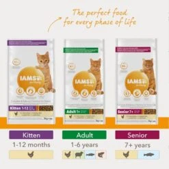 IAMS For Vitality Adult Fresh Chicken Dry Cat Food 12 IAMS For Vitality Adult Fresh Chicken Dry Cat Food -Trixie Store 8710255126029 a 1