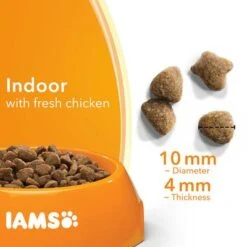 IAMS For Vitality Adult Indoor Fresh Chicken Dry Cat Food -Trixie Store 8710255150451 4 0