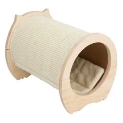 Natural Paradise Scratching Mat Cat Bed - Peony -Trixie Store 99398 pla np cat cave fg 5148 9