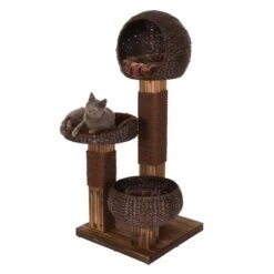 Scorched Wood Cat Tree -Trixie Store kratz 59370 8 6