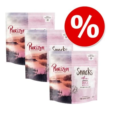 Purizon Cat Snacks Grain-Free Saver Pack 3 X 40g 3 Purizon Cat Snacks Grain-Free Saver Pack 3 X 40g