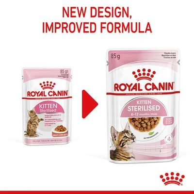 Royal Canin Sterilised Kitten In Gravy 4 Royal Canin Sterilised Kitten In Gravy - Image 2