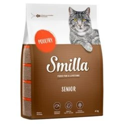 Smilla Dry Cat Food Economy Packs 2 X 4kg 14 Smilla Dry Cat Food Economy Packs 2 X 4kg -Trixie Store smilla senior poultry 4kg 1000x1000 2