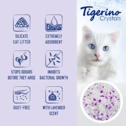 Tigerino Crystals Cat Litter Mixed Trial Pack -Trixie Store tigerino boards benefits crystals lavander en 1000x1000 2